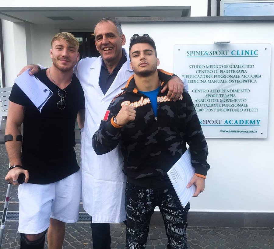 Fabio Basile con il Dott. Fanton