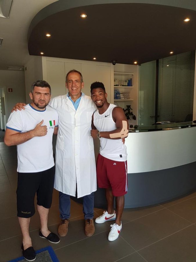 Frank Chamizo con il Dott. Fanton
