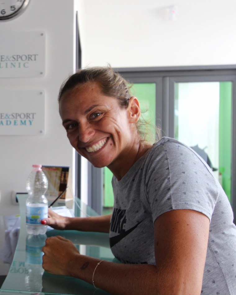 Roberta Vinci alla Spine&Sport Clinic