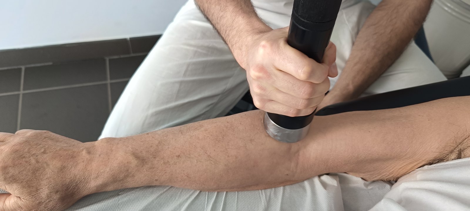 Terapia Fisica Strumentale — trattamento in corso